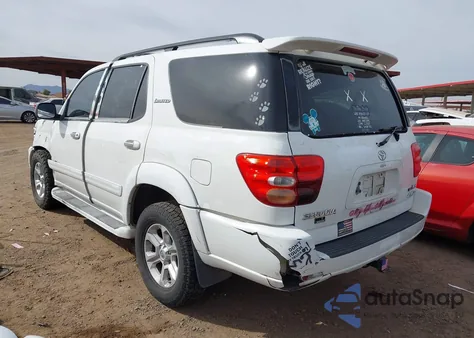 2002 Toyota Sequoia Limited V8 from USA, damaged, VIN 5TDBT48A72S131740